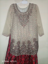 Girls Lehnga Suit | Girls Shalwar Kameez | Size : 26 | Worn Once