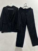 Negative Apparel |Black Pant Coat | Women Western | Medium | Preloved