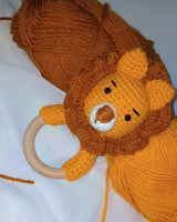 Pashforfashpk | Crochet Lion Rattle | Handmade | New