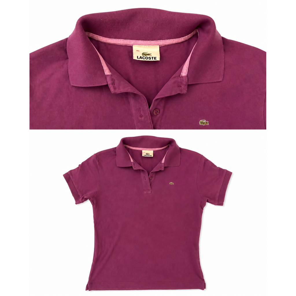 Lacoste Polo | Women Tops & Shirts | Small | Purple | Preloved
