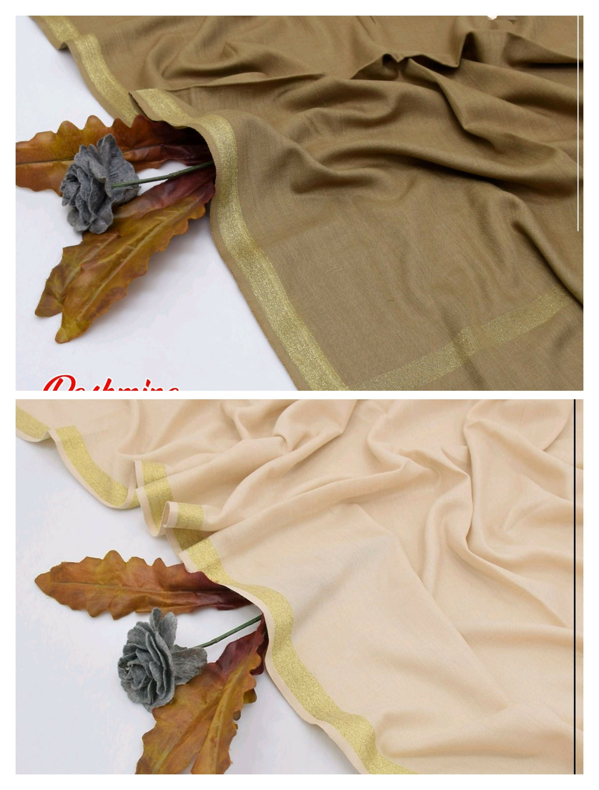 Pack of 2 shawls | Pashmina Wool shawl | Women Accessories | Brand New