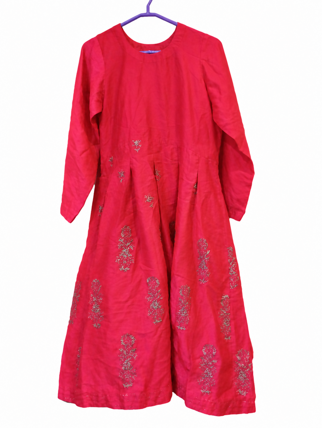 Silk 3PC Dress | Women Frocks & Maxis | Pink | Medium | Worn Once