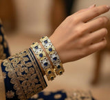 Round Flower Bangle Set-00007 | Women Jewelry | Bangles/Bracelets | Brand New