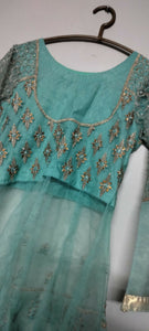 Embroidery Sharara | Women Locally Made Formals | Small | Worn Once