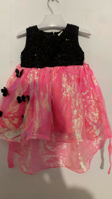 Bacha Party | Pink Frock | Girls Skirts & Dresses | Size:2 to 3 Yrs | Preloved