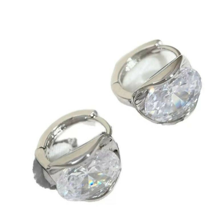 Stainless Steel Round Hoops Pair-00469 | Women Jewelry | Earrings | Brand New