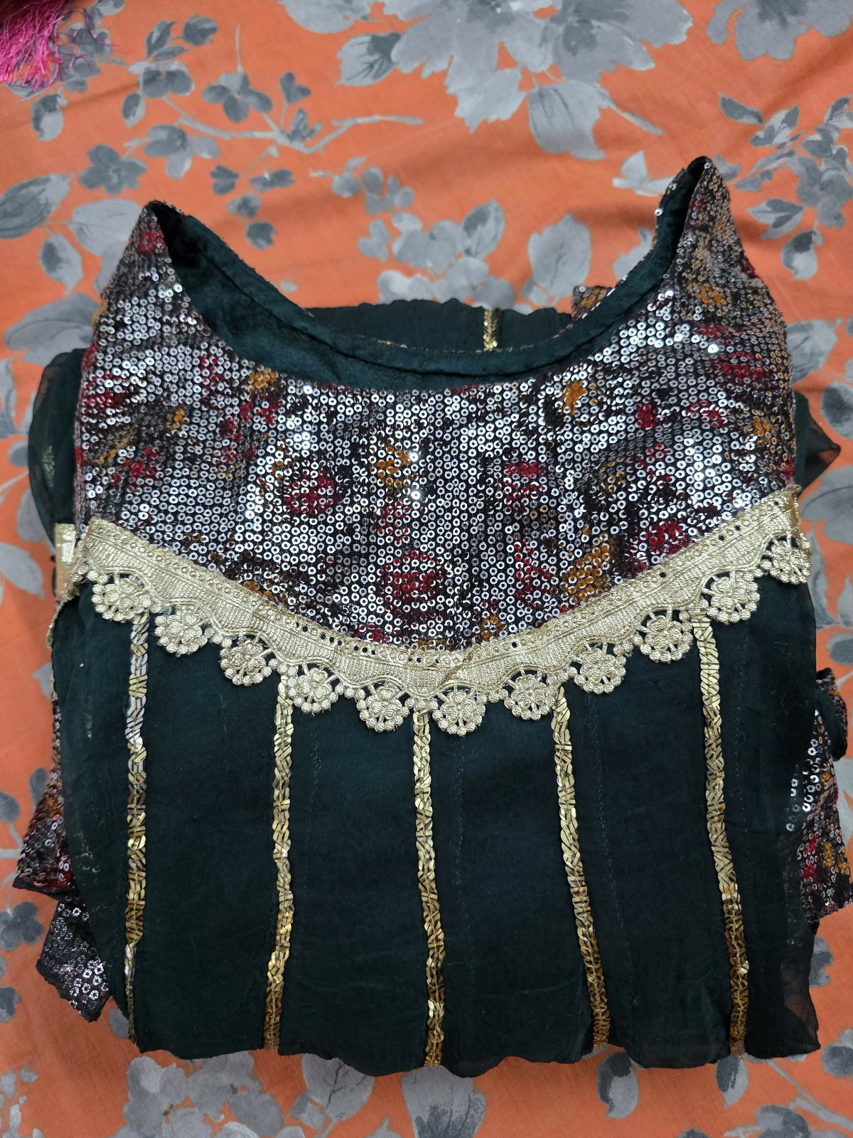 Chiffon Agrakha Frock | Women Frocks & Maxis | Medium | Worn Once