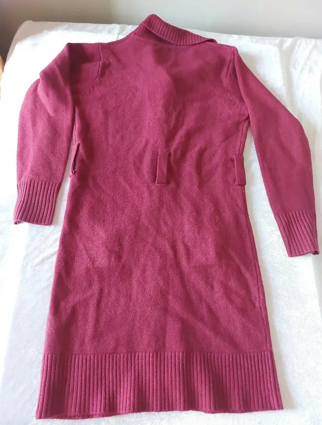 Maroon Knit Cardigan | Women Sweaters & Jackets | Small | New