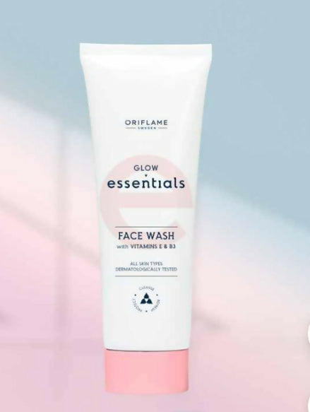 Oriflame | Glow Essentials Face Wash with Vitamins E and B3 | Beauty Skincare Face | Brand new