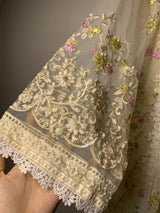 Azure Luxury Formal Embroidered | Women Branded Kurta | Medium | Worn Once