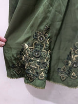 Embroidered Green Dress | Women Locally Made Kurta | Medium | Worn Once