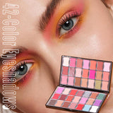 Buy Miss Rose 42 Color Matte Shimmer Eye Shadow Palette Waterproof Highly Pigmented in Pakistan