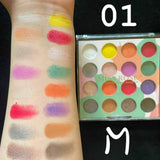 Buy Miss Rose 16 Color Matte And Shimmer Eyeshadow Pallete in Pakistan