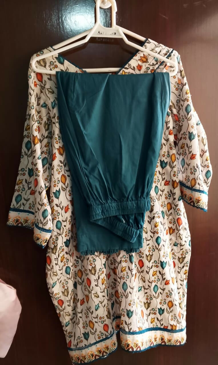 J Dot | Suit | Women Branded Kurta with pajama | Worn Once | Large