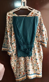 J Dot | Suit | Women Branded Kurta with pajama | Worn Once | Large