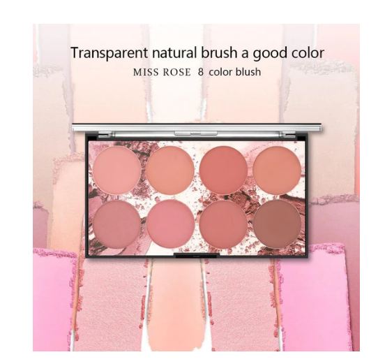 Buy Miss Rose 8 Colors Blush KIt For Women 28 - Gm in Pakistan