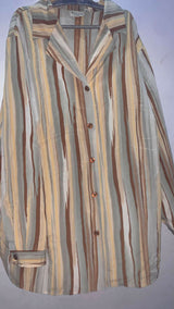 Brown Western Top | Women Tops & Shirts | Large | Preloved