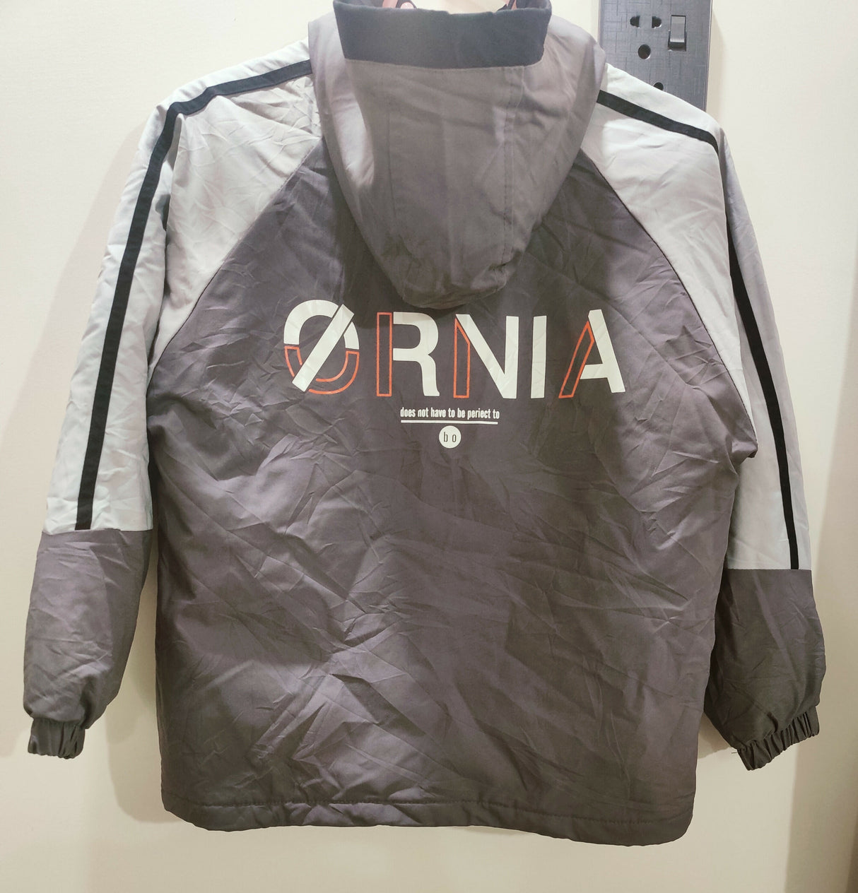 Grey Jacket With Hood | Boys Tops & Shirts | Small | Preloved