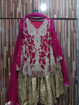 Barrat Gharara | Women Bridals | Small | Worn Once
