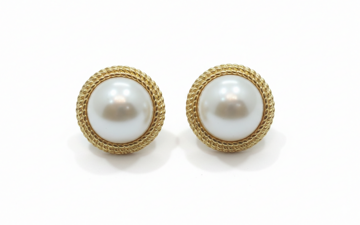 Elegant Textured Halo Studs | Women Jewelry | Earrings | New