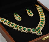 Rectangle Round Necklace Set-00021 | Women Jewelry | Wedding Jewelry & Sets | Brand New