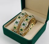 Round Flower Bangle Set-00007 | Women Jewelry | Bangles/Bracelets | Brand New