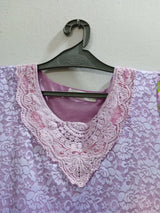 Beautiful Net Top | Women Tops & Shirts | Purple | Medium | Worn Once