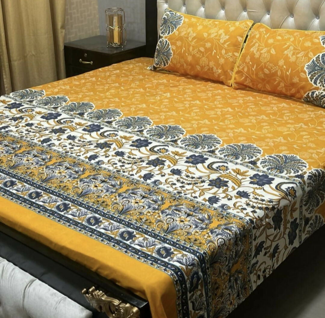 Cotton Double Bedsheets | For Your Home | Home & Decor | Size: 89/92 | Brand New