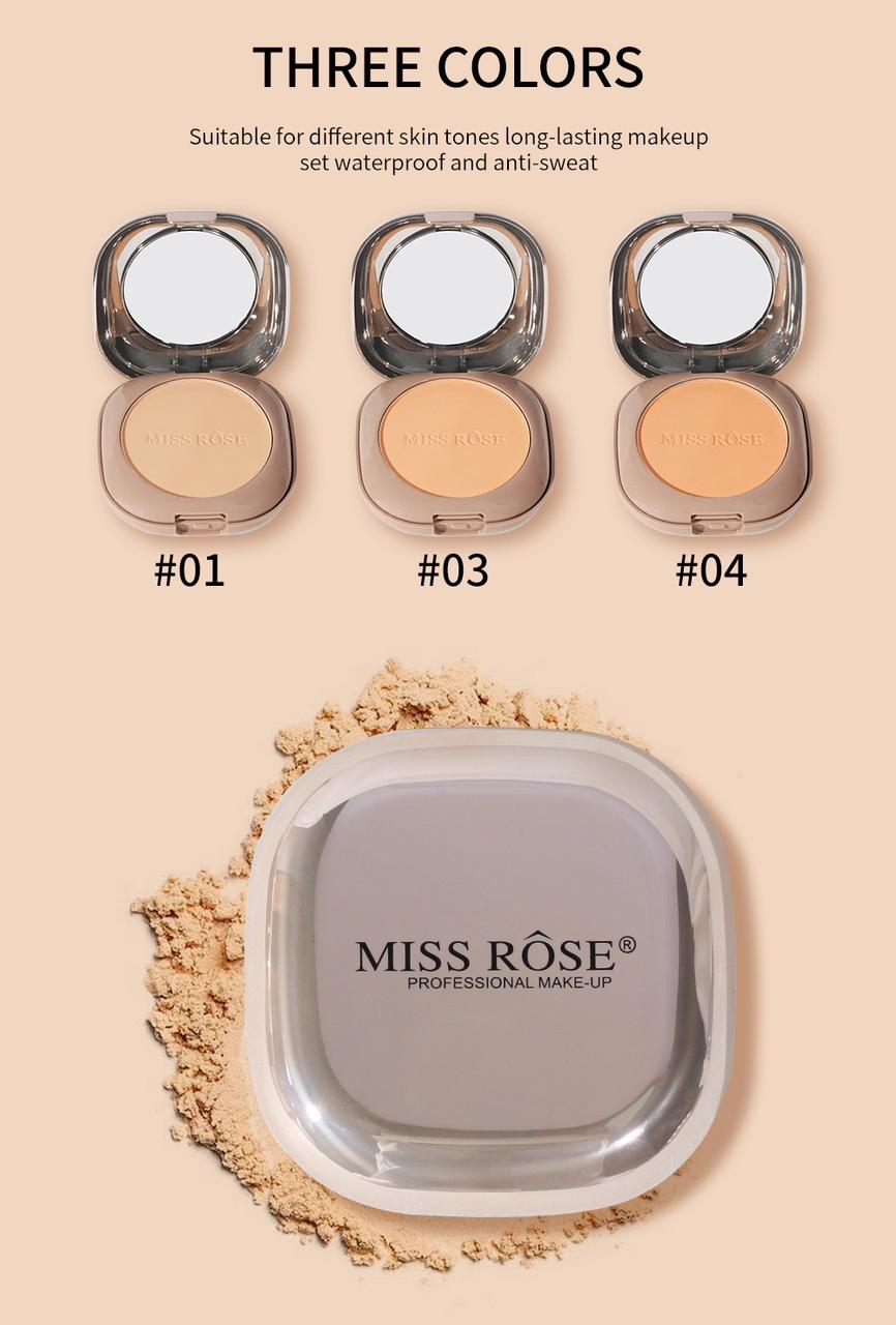 Buy Miss Rose 3 in 1 Makeup Face Powder in Pakistan