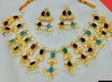 Beza/Saru Collar Necklace set-029 | Women Jewelry | Wedding Jewelry & Sets | Brand New
