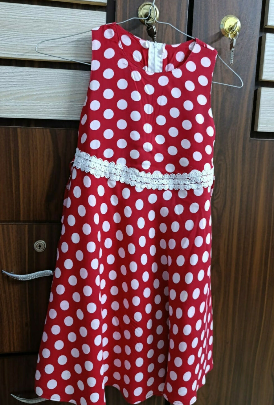 Polka Dot Frock | Kids | Girls Skirts & Dresses | Size: 6 to 8 Yrs | Preloved