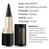 Buy Miss Rose Waterproof Long Lasting Gel Stick Black Eyeliner in Pakistan