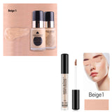 Buy Miss Rose Pack Of 2 Waterproof Moisturizing Oil Free Full Coverage Deep Whitener Liquid Foundation 30ml & Concealer in Pakistan