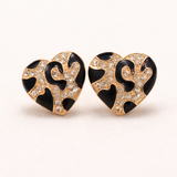 Opulent Heart Shaped Studs | Women Jewelry | Earrings | Medium | New