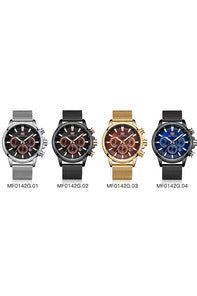 Buy Mini Focus Black Mesh Black 44.5 mm Dial Quaartz Gents Chronograph Watch- MF0142G-02 in Pakistan
