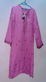 Beyond East | Women Branded Kurta | Medium | Pink | Worn Once