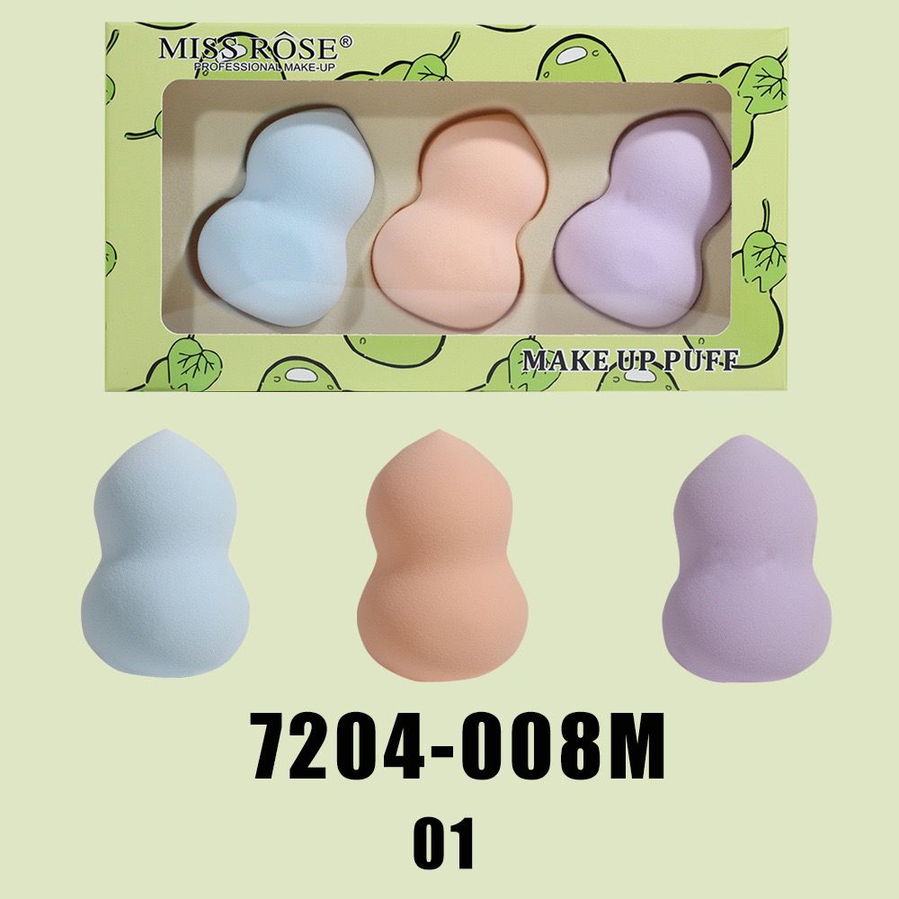 Buy Miss Rose Pack of 3 Beauty Blender Makeup Puff in Pakistan