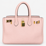 Pink Leather Bag | Women Bags | Shoulder & Tote Bags | Medium | Worn Once