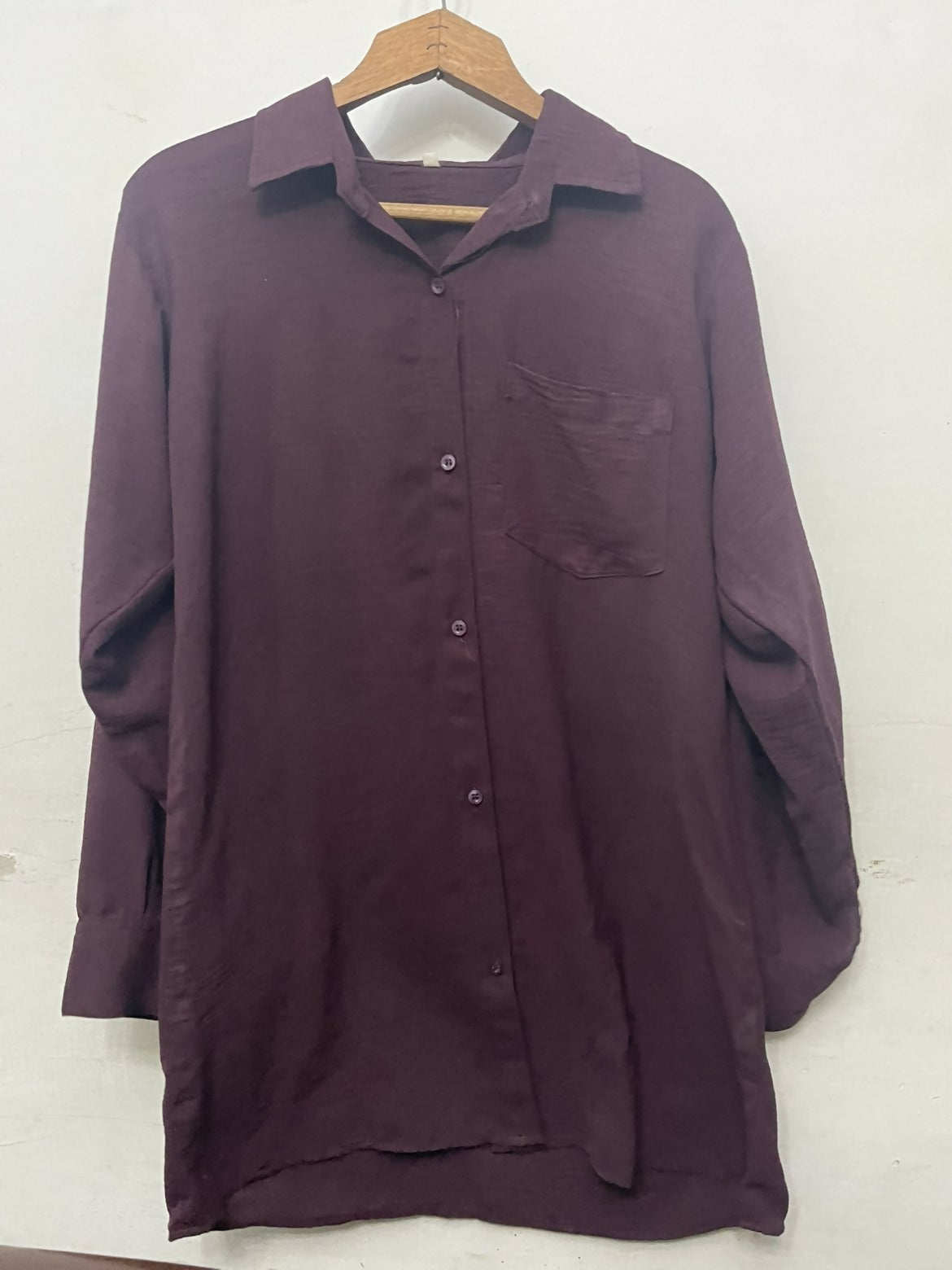 Plum Coord Set | Women Tops & Shirts | Small | Preloved