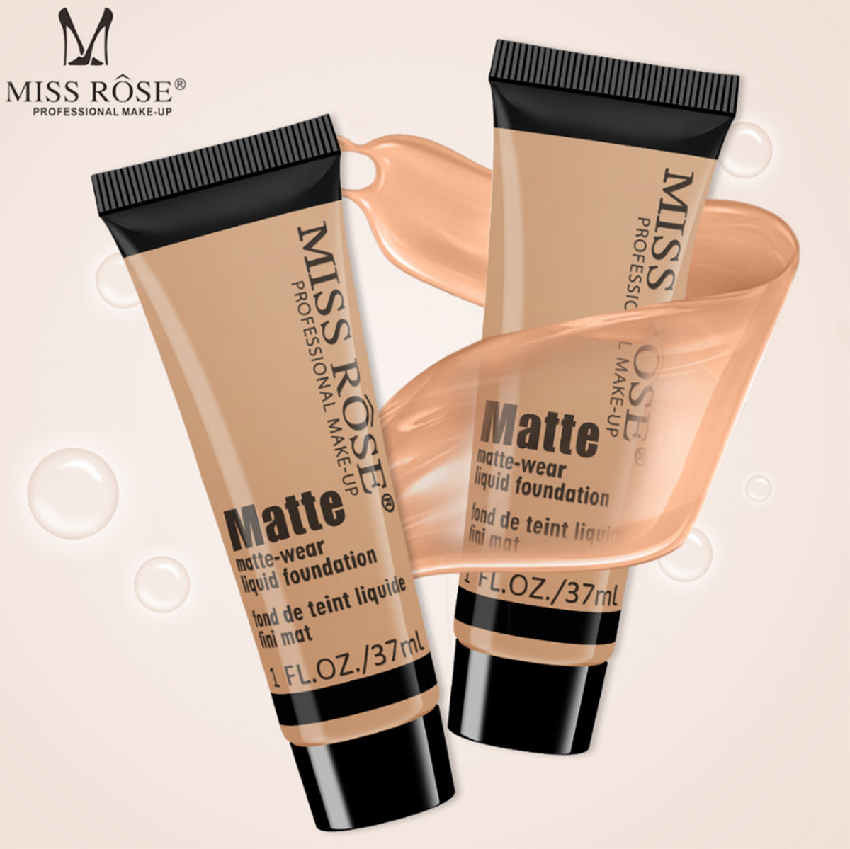 Buy Miss Rose 5 In 1 Exclusive Deal Lipstick Liquid Foundation Concealer Eye Liner Blender in Pakistan
