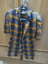 Bershka | Check Shirt | Kids Winter | Size: 7 to 8 Years | Small | New