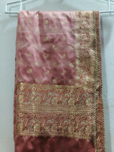 Tea Pink Banarsi Suit | Women Locally Made Kurta | Medium | Worn Once