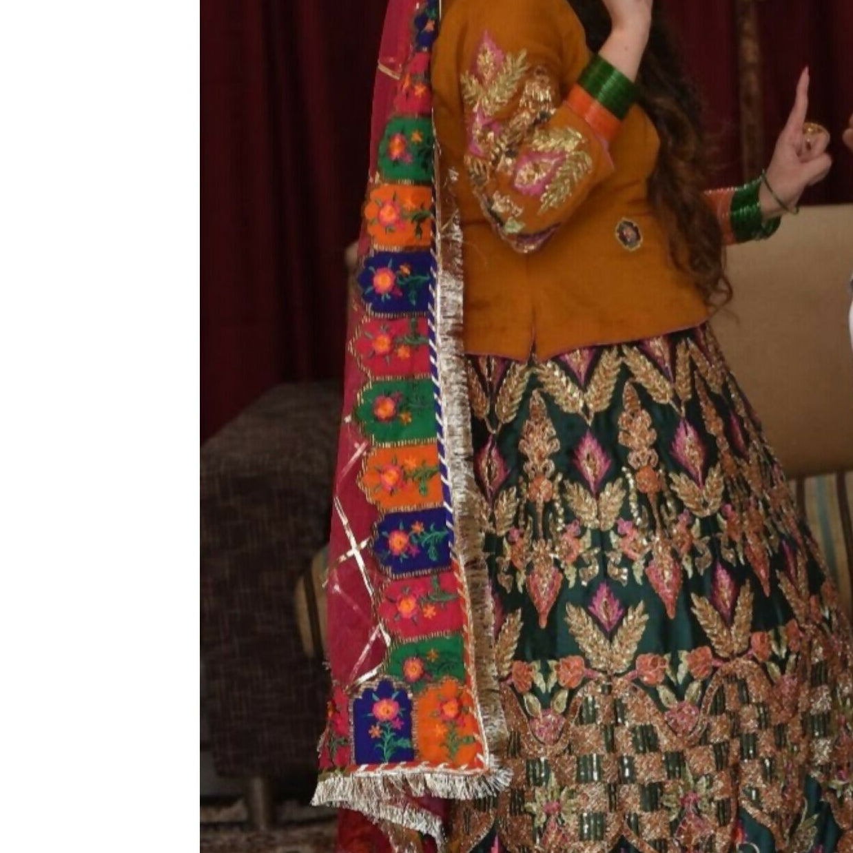 Bridal Mehndi Suit | Women Bridals | Medium |Worn Once