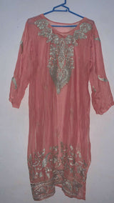 2 piece Soft Pink Dress | Women Locally Made Formals | Large | Preloved
