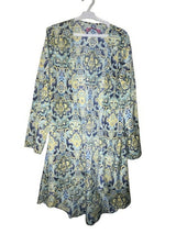 White and Blue Front Open Kurta | Women Locally Made Kurta | Small | New