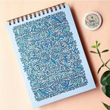 Leaves Doodle Periwinkle Sketchbook | For Your Home | Books | New