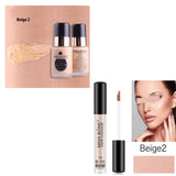 Buy Miss Rose Pack Of 2 Waterproof Moisturizing Oil Free Full Coverage Deep Whitener Liquid Foundation 30ml & Concealer in Pakistan
