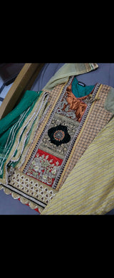 Short Embroidered Shirt | Women Locally Made Formals | Large | Preloved