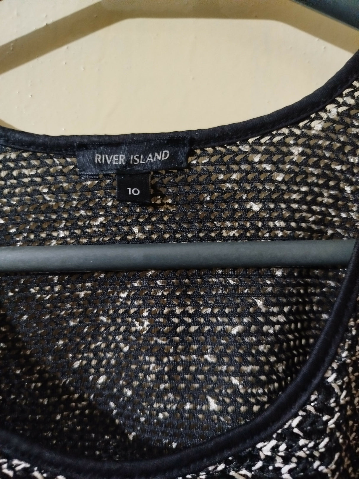 RiverIsland | Women Tops & Shirts | Size:Uk 10 | Black | Preloved