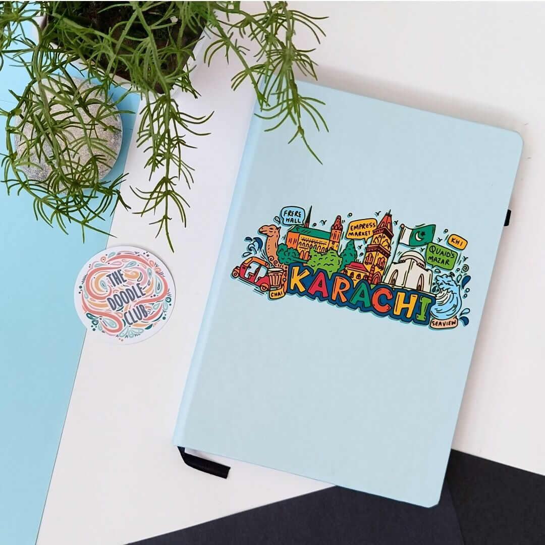 Karachi Doodle Lined Journal Notebook, Diary A5 Journal | For Your Home | Books | New
